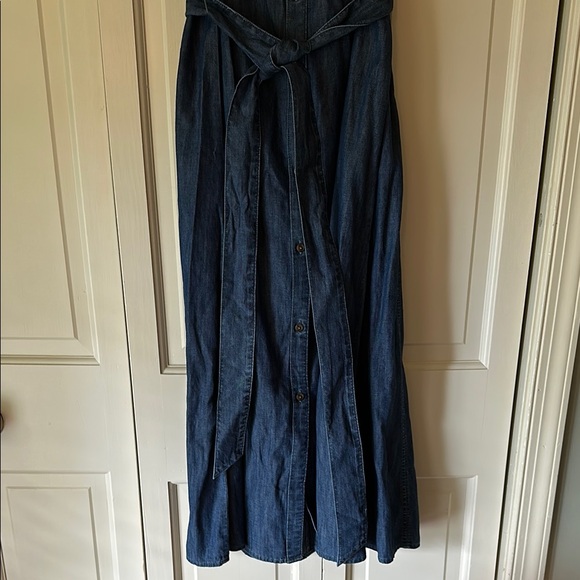 NWT Loft Denim Sleeveless Dress - Picture 4 of 12